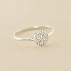 Bague Fine CRISTAL - Cristal / Argenté