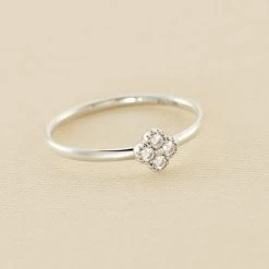 Bague Fine BELOVED - Cristal / Argenté