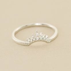 Bague Fine LUCKY EYE - Cristal / Argenté