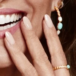 Bague Fine ARLEQUIN - Orange / Doré -Boutique de colliers 02280245 279 MM M2