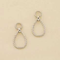 Boucles D'oreilles Pendantes HARMONIE - Argenté