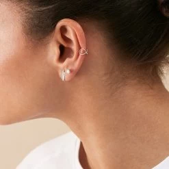 Piercing Puce GRAINETTI - Cristal / Argenté -Boutique de colliers 02320573 136 TU M2