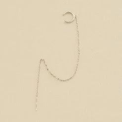 Piercing Ear Cuff ROLLING - Argenté