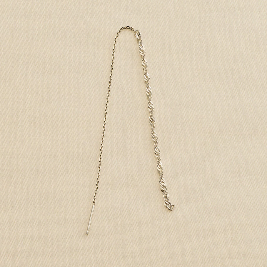 Piercing Puce TWISTED - Argenté 1 Piercing Puce TWISTED - Argenté
