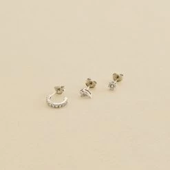 Piercing Puce PARADIS - Cristal / Argenté