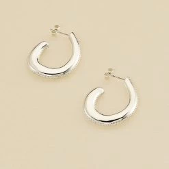 Créoles GEMINI - Cristal / Argenté