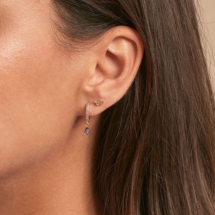 Piercing Créole RADIOSA - Lilas 2 Piercing Créole RADIOSA - Lilas – Image 2