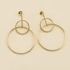 Boucles D'oreilles Pendantes CASSINI - Doré