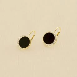Boucles D'oreilles Pendantes MOONONYX - Onyx