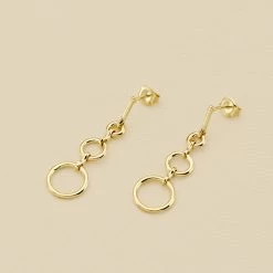 Boucles D'oreilles Pendantes PHILRING - Doré