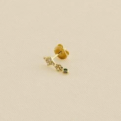 Piercing Puce ASTRAL - Vert / Doré