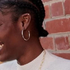 Piercing Ear Cuff HOOK - Doré -Boutique de colliers 02390386 157 TU M2