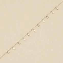 Bracelet Souple LUNITAS - Cristal / Argenté