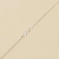 Bracelet Souple PETILLE - Cristal / Argenté