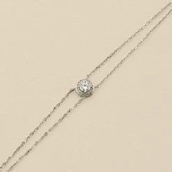 Bracelet Souple IMPERIAL - Cristal / Argenté