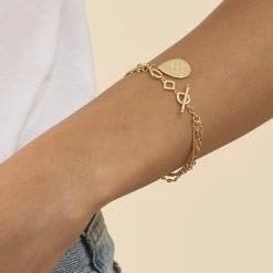 Bracelet Souple NEBET - Doré -Boutique de colliers 02480262 157 TU M1