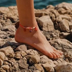 Chaîne De Cheville RODEO - Multicolore / Doré -Boutique de colliers 02480279 256 TU M2