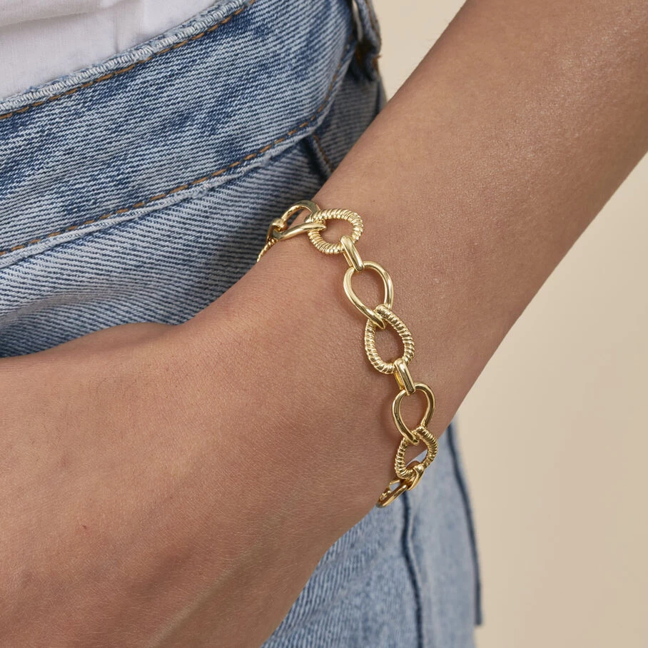 Bracelet Souple HARMONIE - Doré 3 Bracelet Souple HARMONIE - Doré – Image 3