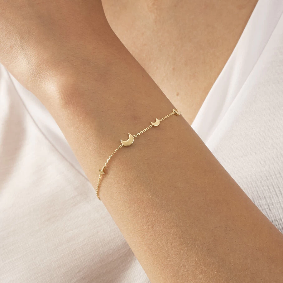 Bracelet Souple LUNAISON - Doré 2 Bracelet Souple LUNAISON - Doré – Image 2