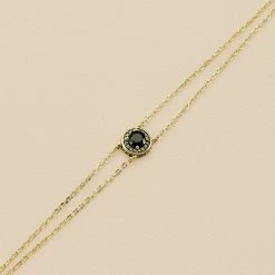 Bracelet Souple IMPERIAL - Noir / Doré