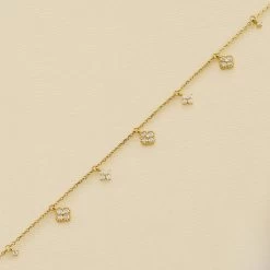 Bracelet Souple BELOVED - Cristal / Doré