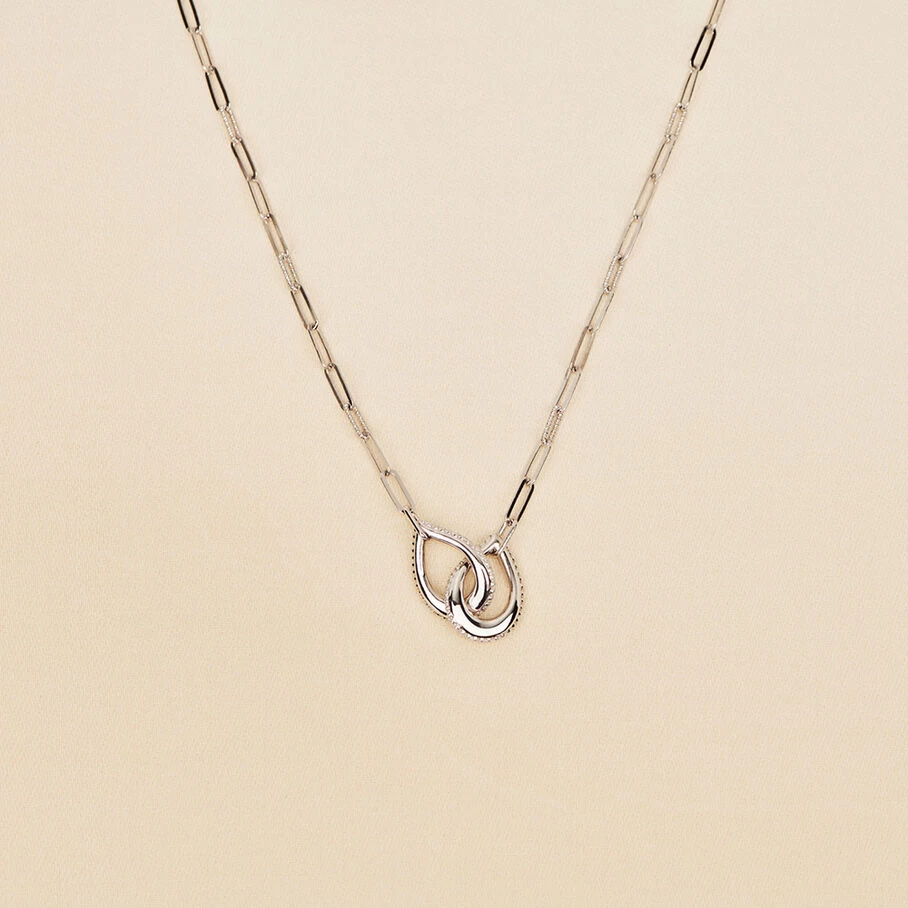 Collier Ras Du Cou GEMINI - Cristal / Argenté 1 Collier Ras Du Cou GEMINI - Cristal / Argenté