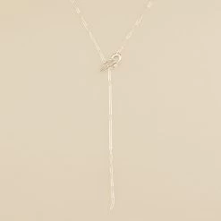 Sautoir GEMINI - Cristal / Argenté