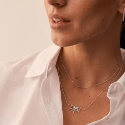 Collier Mi-long RADIEUX - Argenté -Boutique de colliers 02623713 050 TU M2