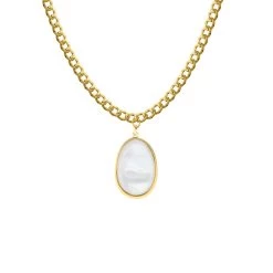 Sautoir CARAIBES - Nacre / Doré