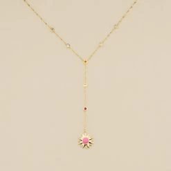 Collier Mi-long RODEO - Multicolore / Doré