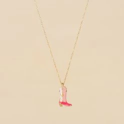 Collier Mi-long RODEO - Rose / Doré