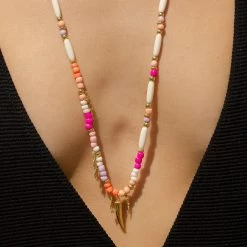 Sautoir RODEO - Multicolore / Doré -Boutique de colliers 02680196 256 TU M2