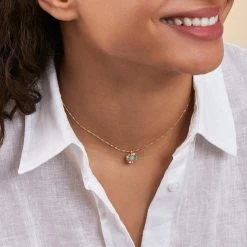 Collier Ras Du Cou ARLEQUIN - Multicolore / Doré -Boutique de colliers 02681155 256 TU M1