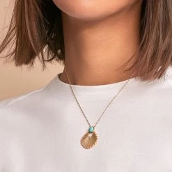 Collier Mi-long ARLEQUIN - Amazonite -Boutique de colliers 02681156 148 TU M2
