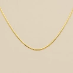 Collier Mi-long EFFLEURE - Doré