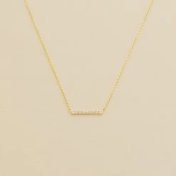 Collier Ras Du Cou BARSHINE - Cristal / Doré