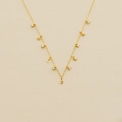 Collier Ras Du Cou LUNITAS - Cristal / Doré