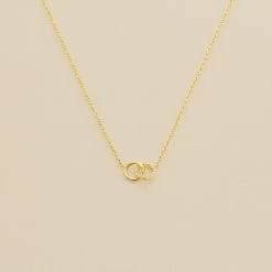 Collier Ras Du Cou RONDOU - Cristal / Doré