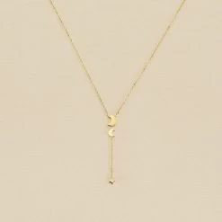 Sautoir LUNAISON - Doré