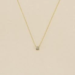 Collier Ras Du Cou GLORIA - Cristal / Doré