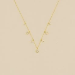 Collier Ras Du Cou BELOVED - Cristal / Doré