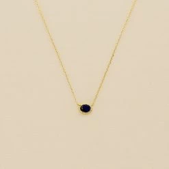 Collier Ras Du Cou ATMA - Lapis/ Bleu