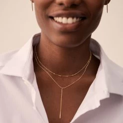 Collier Mi-long RADIEUX - Doré -Boutique de colliers 02690146 157 TU M2